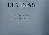 Michael Lévinas Notenblätter Concerto pour piano espace no.2 pour