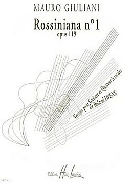 Roland Dyens Notenblätter Rossiniana no.1 op.119 daprès Mauro Giuliani