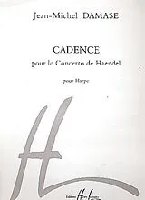 Jean-Michel Damase Notenblätter Cadence du Concerto pour harpe et