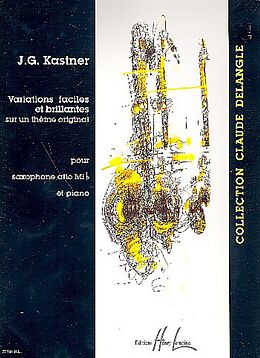 Jean-Georges Kastner Notenblätter Variations faciles et brillantes sur un thème