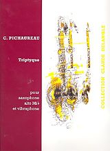 Claude Pichaureau Notenblätter Triptyque pour saxophone alto