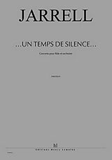 Michael Jarrell Notenblätter Un temps de silence