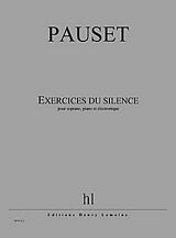 Brice Pauset Notenblätter Exercices du silence