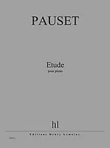 Brice Pauset Notenblätter Etude