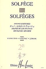 Adolphe Leopold Danhauser Notenblätter Solfege des solfeges vol.2b
