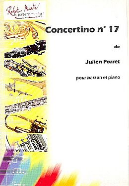 Julien Porret Notenblätter Concertino Nr.17