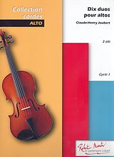 Claude-Henry Joubert Notenblätter 10 Duos pour 2 violes