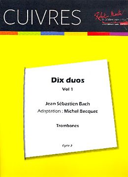 Johann Sebastian Bach Notenblätter 10 Duos vol.1