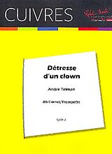 André Telman Notenblätter Détresse dun Clown