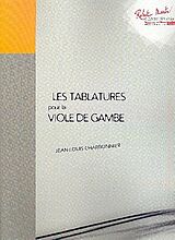 Jean-Louis Charbonnier Notenblätter Les tablatures