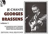 Georges Brassens Notenblätter Je chante Georges Brassens vol.1