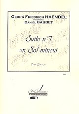 Georg Friedrich Händel Notenblätter Suite en sol mineur no.7 pour clavecin