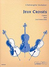 Christophe Delabre Notenblätter Jeux croisés pour 2 et 3 violoncelles