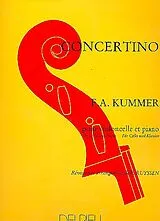 Friedrich August d. J. Kummer Notenblätter Concertino