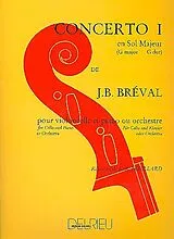 Jean Baptiste Bréval Notenblätter Concerto sol majeur no.1