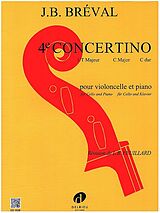 Jean Baptiste Bréval Notenblätter Concertino ut majeur no.4