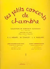  Notenblätter Les petits concerts de chambre vol.1