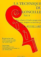 Louis R. Feuillard Notenblätter La technique du violoncelle vol.8