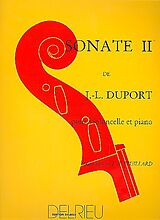 Jean Louis Duport Notenblätter Sonate no.2