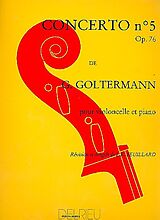 Georg Eduard Goltermann Notenblätter Concerto no.5 op.76 premier mouvement