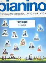 Alexis Emanuel Chabrier Notenblätter Espana