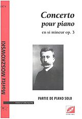 Moritz Moszkowski Notenblätter Concerto en si mineur op.3 MoszWV160