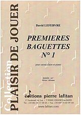 David Lefebvre Notenblätter Premieres Baguettes no.1