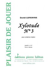David Lefebvre Notenblätter Xylotude no.3
