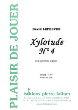 David Lefebvre Notenblätter Xylotude no.4
