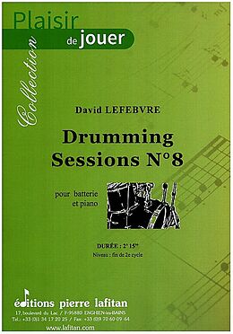 David Lefebvre Notenblätter Drumming Sessions no.8
