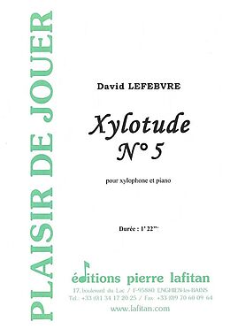 David Lefebvre Notenblätter Xylotude no.5