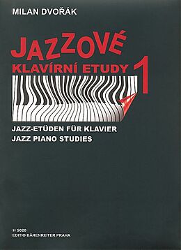 Milan Dvorak Notenblätter Jazz-Klavier-Etüden