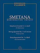 Bedrich Smetana Notenblätter Streichquartett e-Moll Nr.1