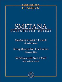 Bedrich Smetana Notenblätter Streichquartett e-Moll Nr.1