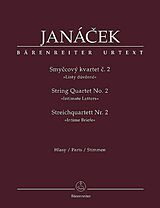 Leos Janácek Notenblätter Streichquartett Nr.2