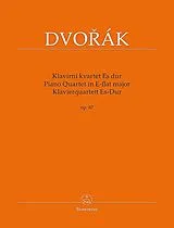 Antonin Leopold Dvorak Notenblätter Quartett Es-Dur op.87 für Klavier, Violine