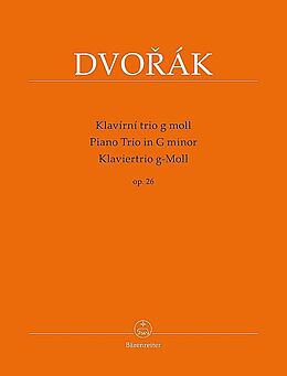 Antonin Leopold Dvorak Notenblätter Trio g-Moll op.26 für Klavier, Violine