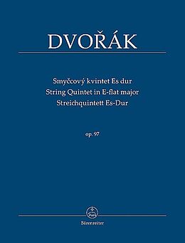 Antonin Leopold Dvorak Notenblätter Quintett Es-Dur op.97 für 2 Violinen