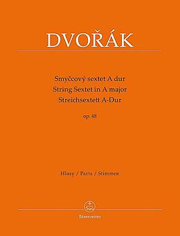 Antonin Leopold Dvorak Notenblätter Sextett A-Dur op.48 für 2 Violinen