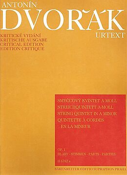 Antonin Leopold Dvorak Notenblätter Streichquintett a-Moll op.1
