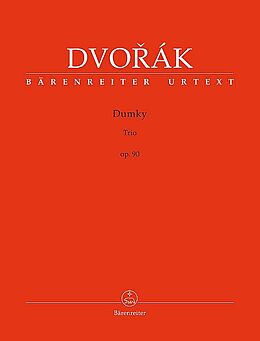 Antonin Leopold Dvorak Notenblätter Trio e-Moll op.90