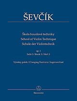 Otokar Sevcik Notenblätter Schule der Violintechnik op.1 Band 3