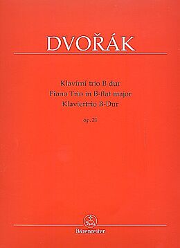 Antonin Leopold Dvorak Notenblätter Trio B-Dur op.21
