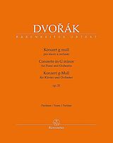 Antonin Leopold Dvorak Notenblätter Konzert g-Moll op.33
