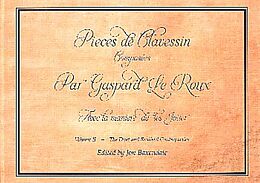 Gaspard Leroux Notenblätter Pieces de clavecin vol.2