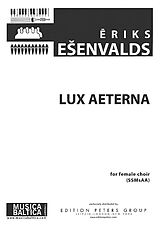 Eriks Esenvalds Notenblätter Lux Aeterna