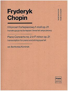 Frédéric Chopin Notenblätter Konzert f-Moll op.21 für Klavier und Orchester