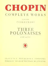 Frédéric Chopin Notenblätter 3 Polonaises