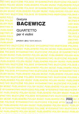 Grazyna Bacewicz Notenblätter Quartet