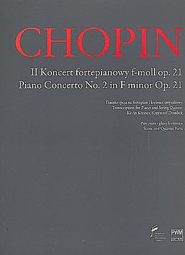 Frédéric Chopin Notenblätter Concerto in f Minor no.2 op.21